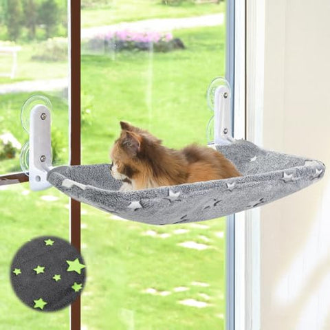Ideal Sunbathing Cordless Space-Saving and Durable Window Perch for Cat