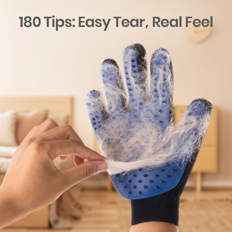 Soft and Gentle Multi-Purpose pet gloves for grooming