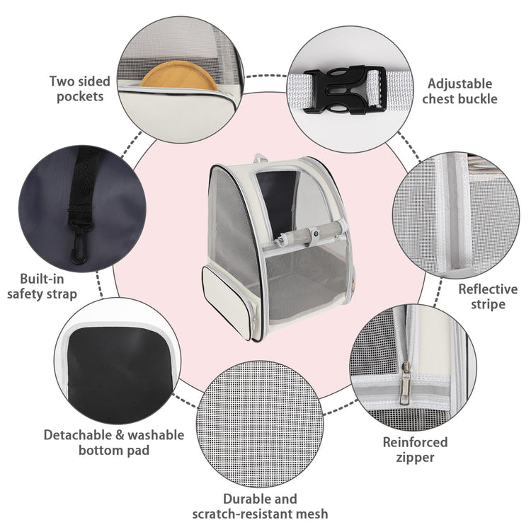 Portable and Travel-Friendly Lightweight Airline Approved Small Dog Carrier