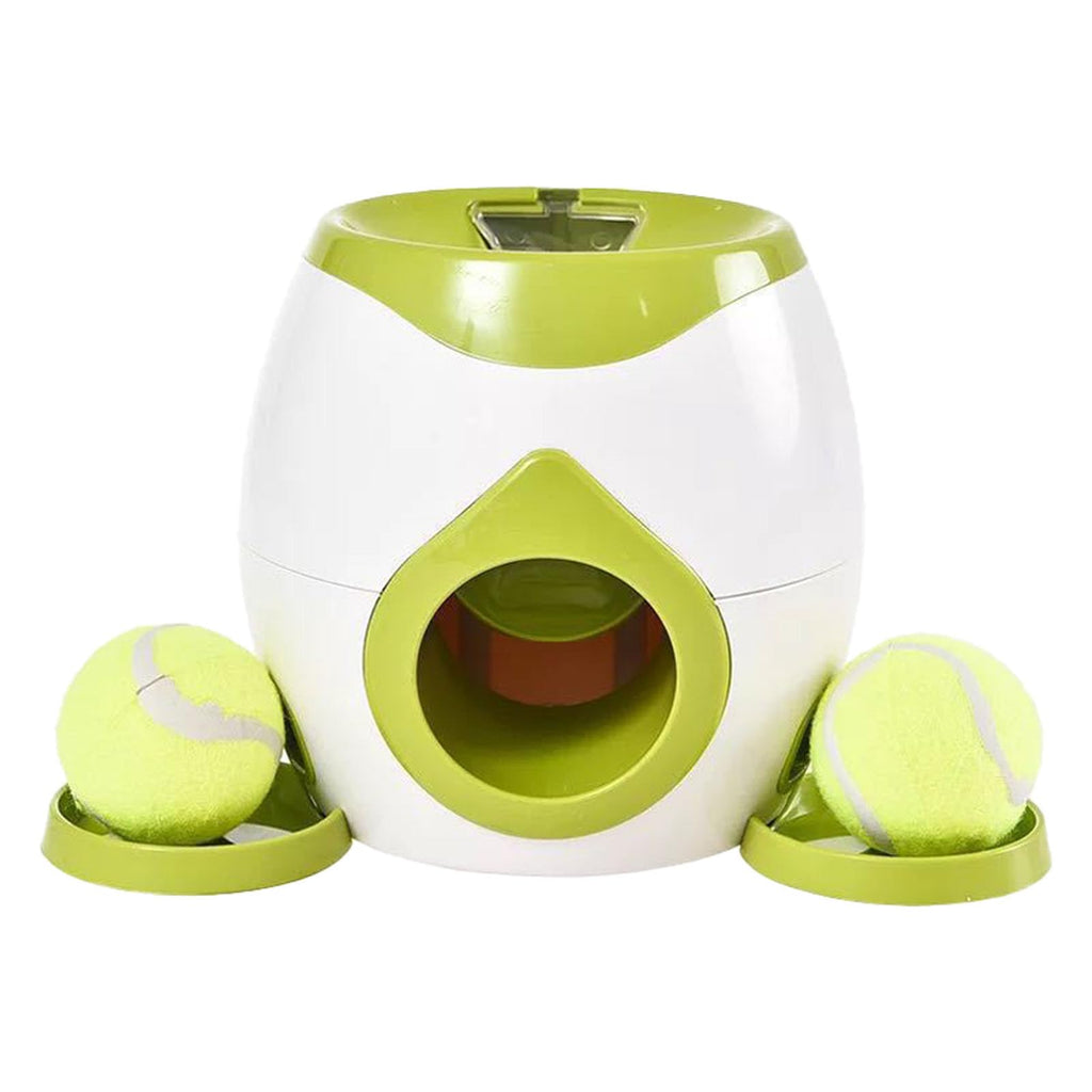 Multi-Functional Adjustable Intensity Entertaining Tennis Ball Launcher for Dogs