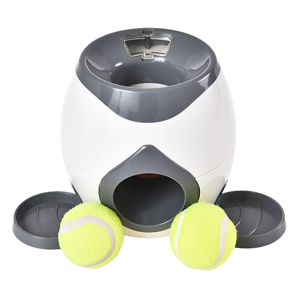 Multi-Functional Adjustable Intensity Entertaining Tennis Ball Launcher for Dogs