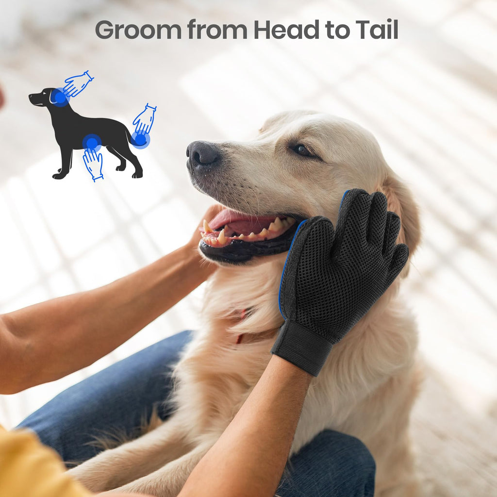 Soft and Gentle Multi-Purpose pet gloves for grooming