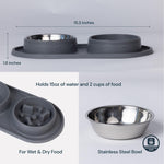 Eco-Friendly and Easy to Maintain Healthy Eating Best Slow Feeder Dog Bowl