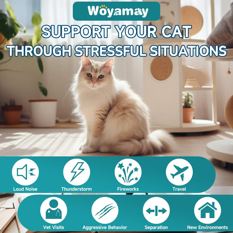 Flavored Anxiety & Stress Relaxation and Calming Chews for Cats