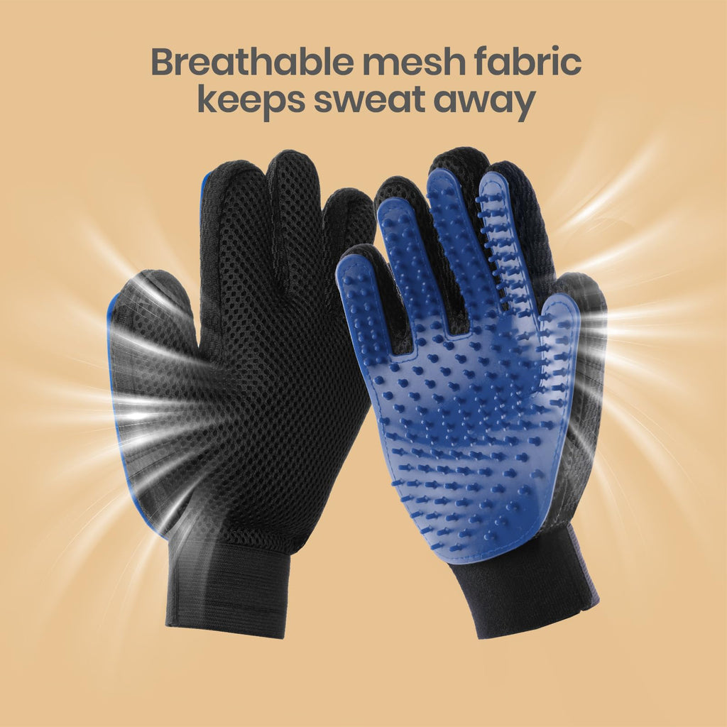 Soft and Gentle Multi-Purpose pet gloves for grooming