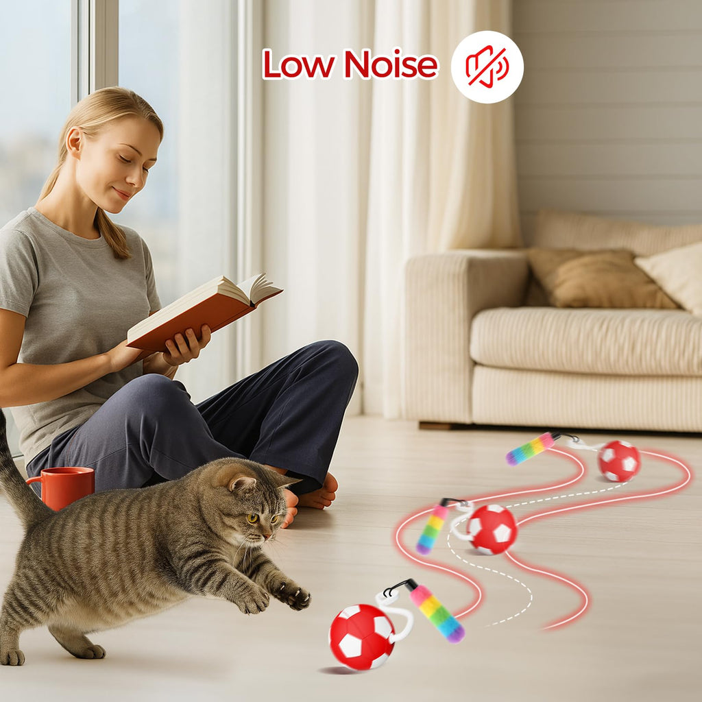 High-Quality 3 Adjustable Modes and Interactive Style Motion Activated Automatic Cat Toys