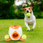 Multi-Functional Adjustable Intensity Entertaining Tennis Ball Launcher for Dogs
