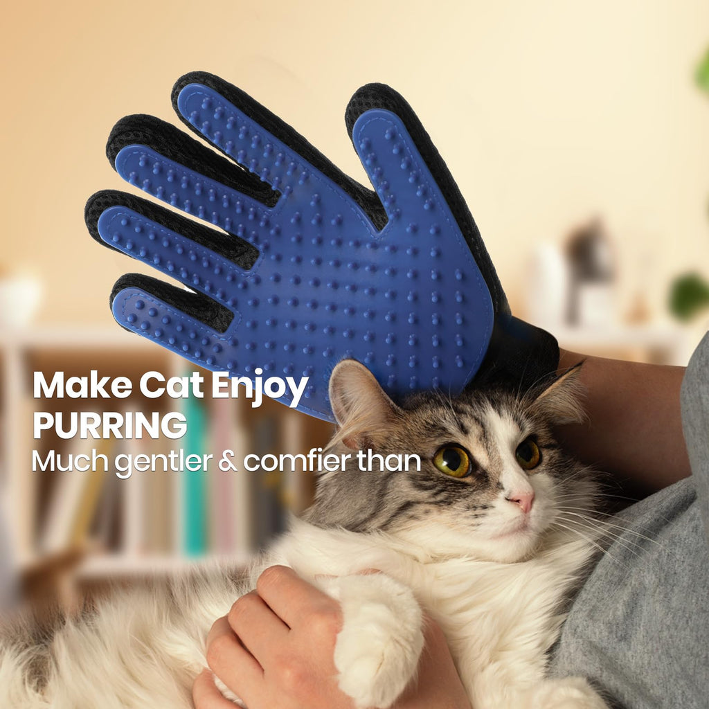 Soft and Gentle Multi-Purpose pet gloves for grooming