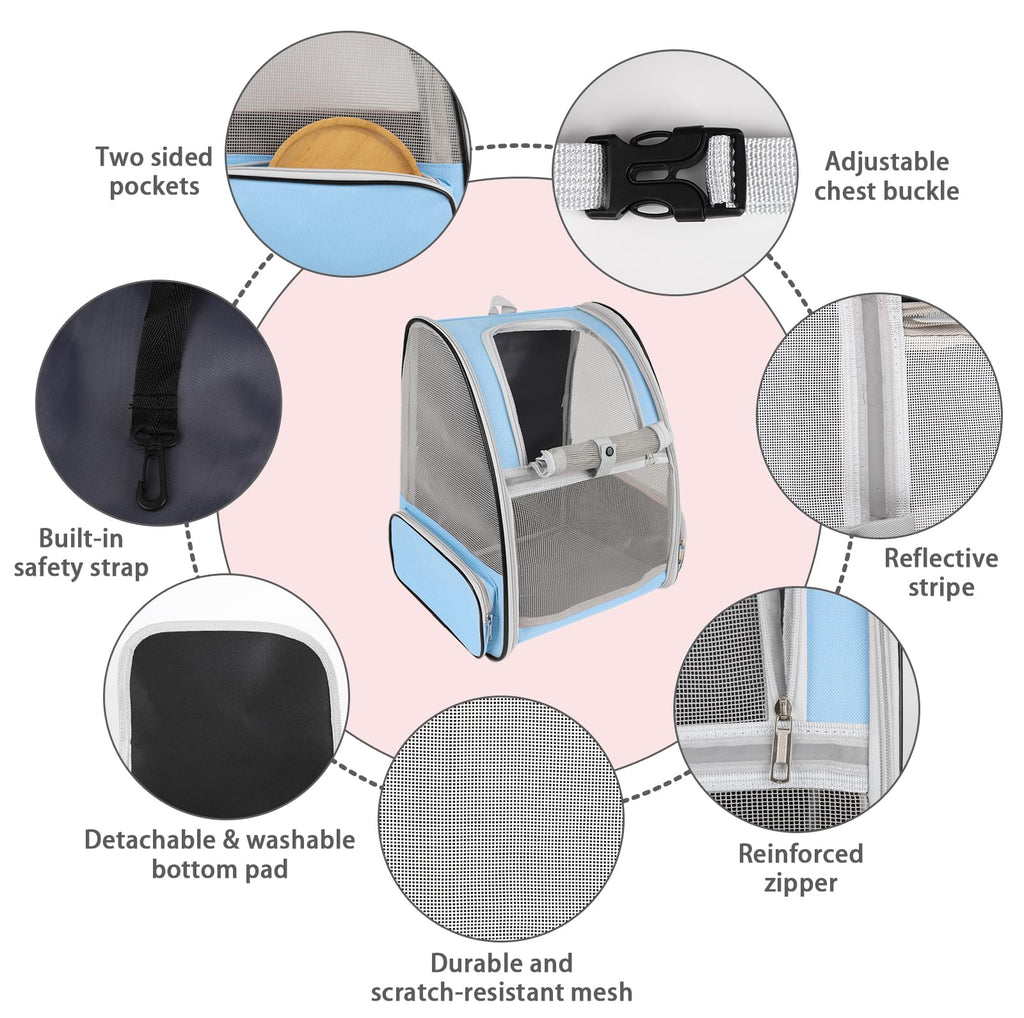 Portable and Travel-Friendly Lightweight Airline Approved Small Dog Carrier
