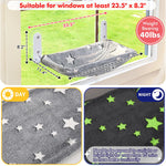 Ideal Sunbathing Cordless Space-Saving and Durable Window Perch for Cat