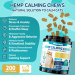 Flavored Anxiety & Stress Relaxation and Calming Chews for Cats