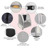 Portable and Travel-Friendly Lightweight Airline Approved Small Dog Carrier