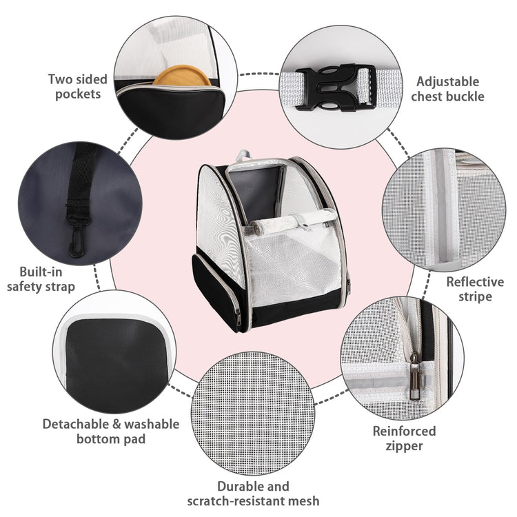 Portable and Travel-Friendly Lightweight Airline Approved Small Dog Carrier