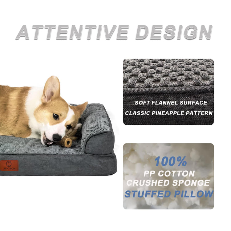 Top Quality, Dense and Durable Water-Resistant Orthopedic Dog Sofa Bed